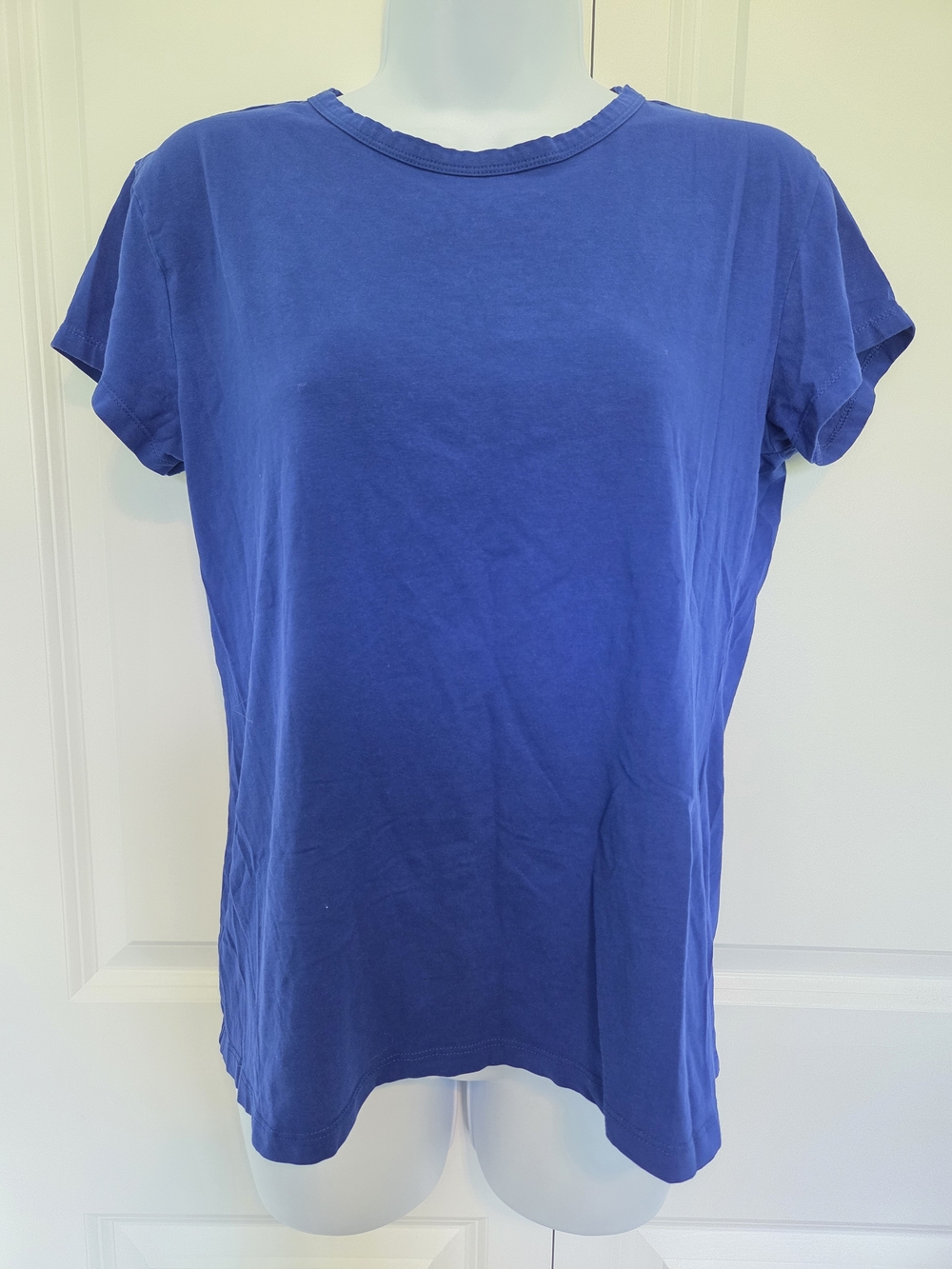 H&M Royal Blue Short-Sleeve Crewneck Tee